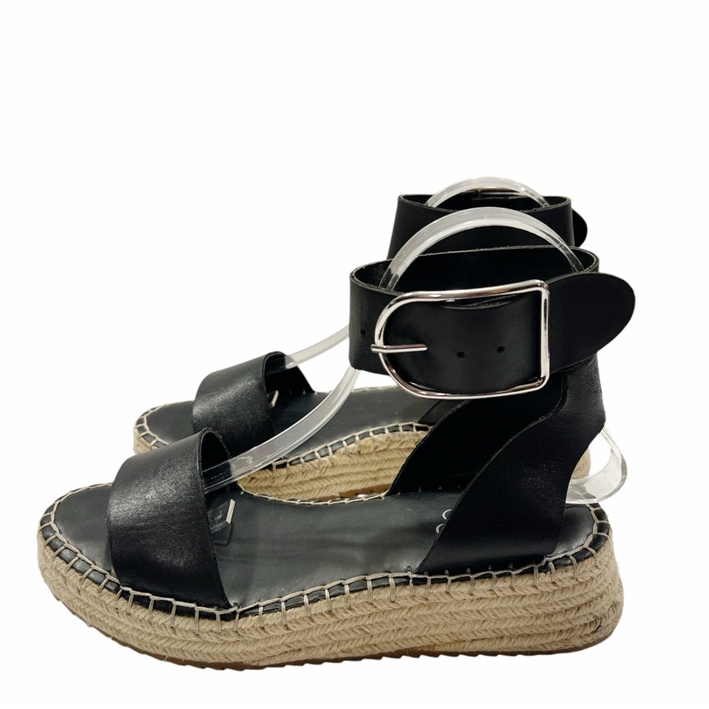 Franco Sarto Black Marona Sandals - Picture 3 of 5
